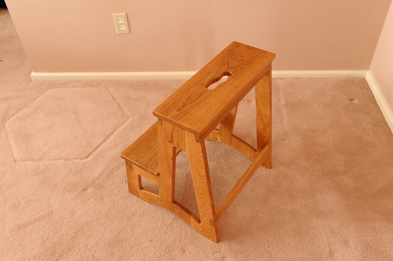 Cherry Step Stool
