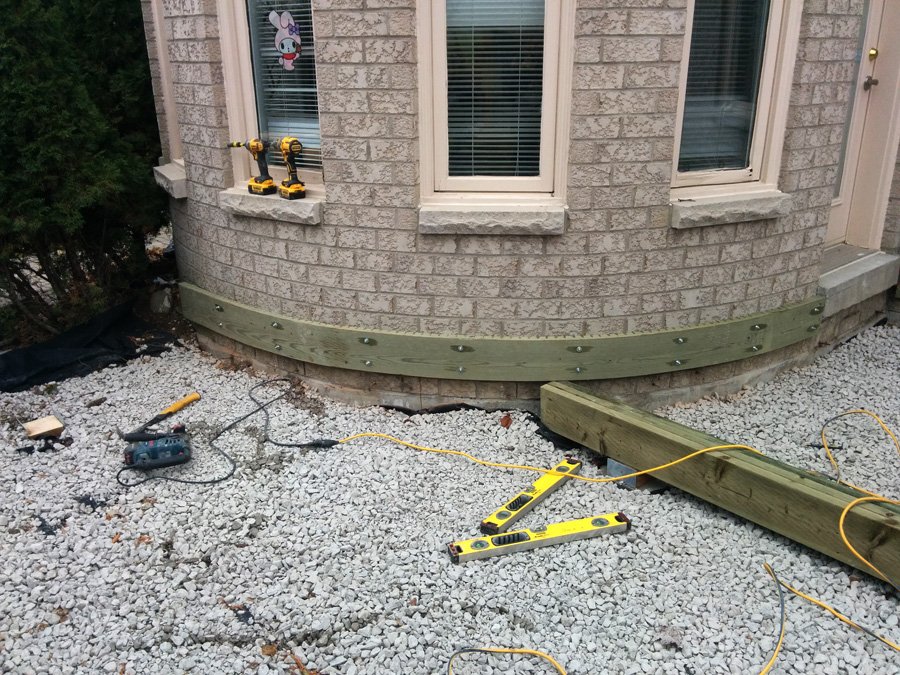 Cedar low profile deck