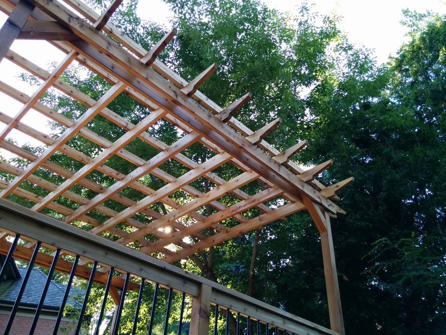 Free Hold Cedar Deck with Pergola