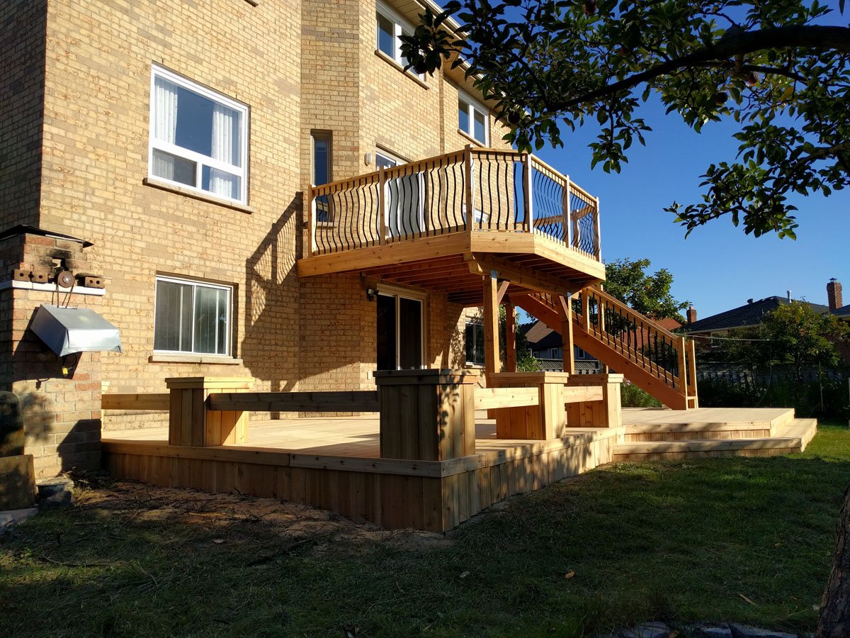 Combination Cedar Deck