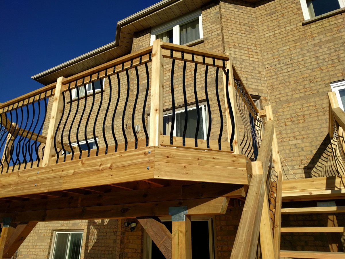 Combination Cedar Deck