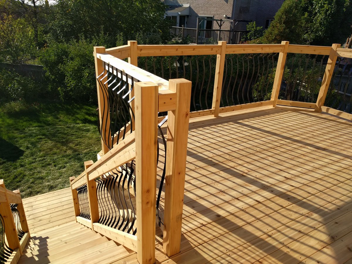 Combination Cedar Deck