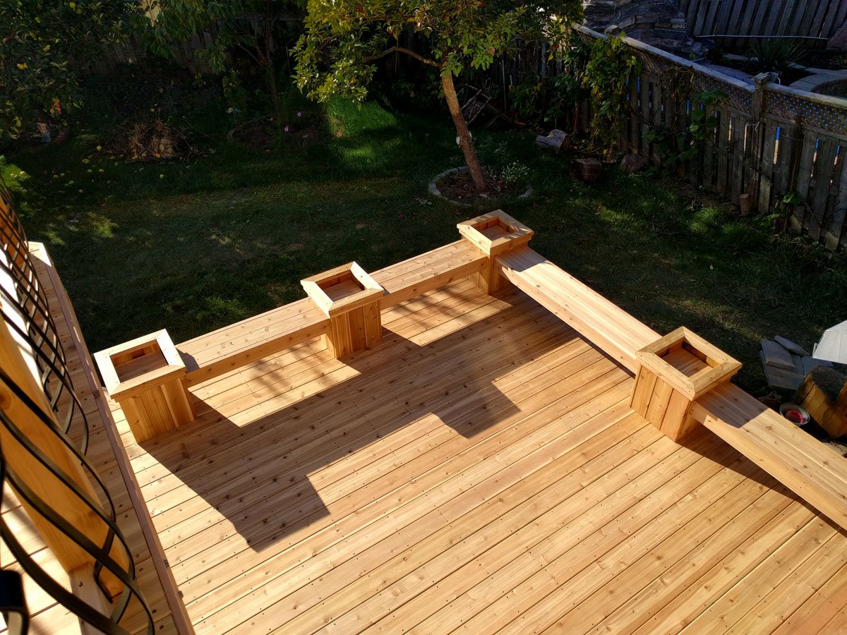 Combination Cedar Deck