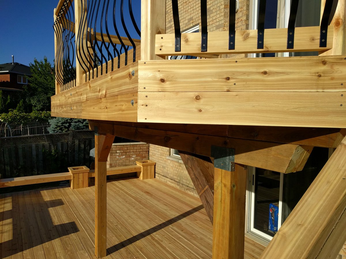 Combination Cedar Deck