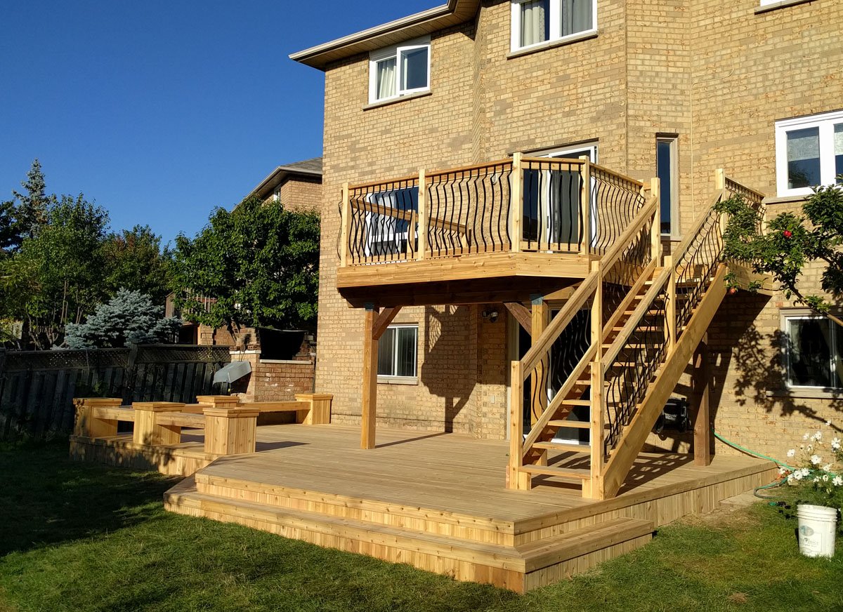 Combination Cedar Deck