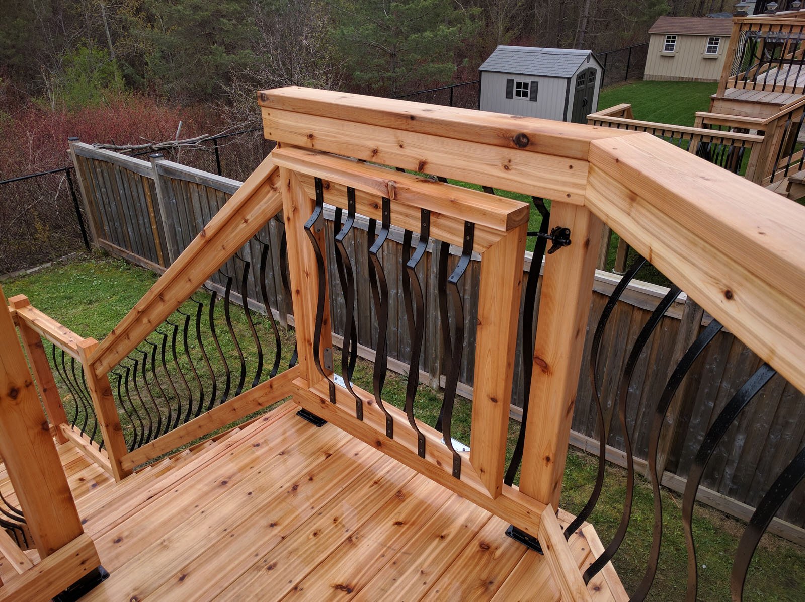 Cedar 2nd Level Deck