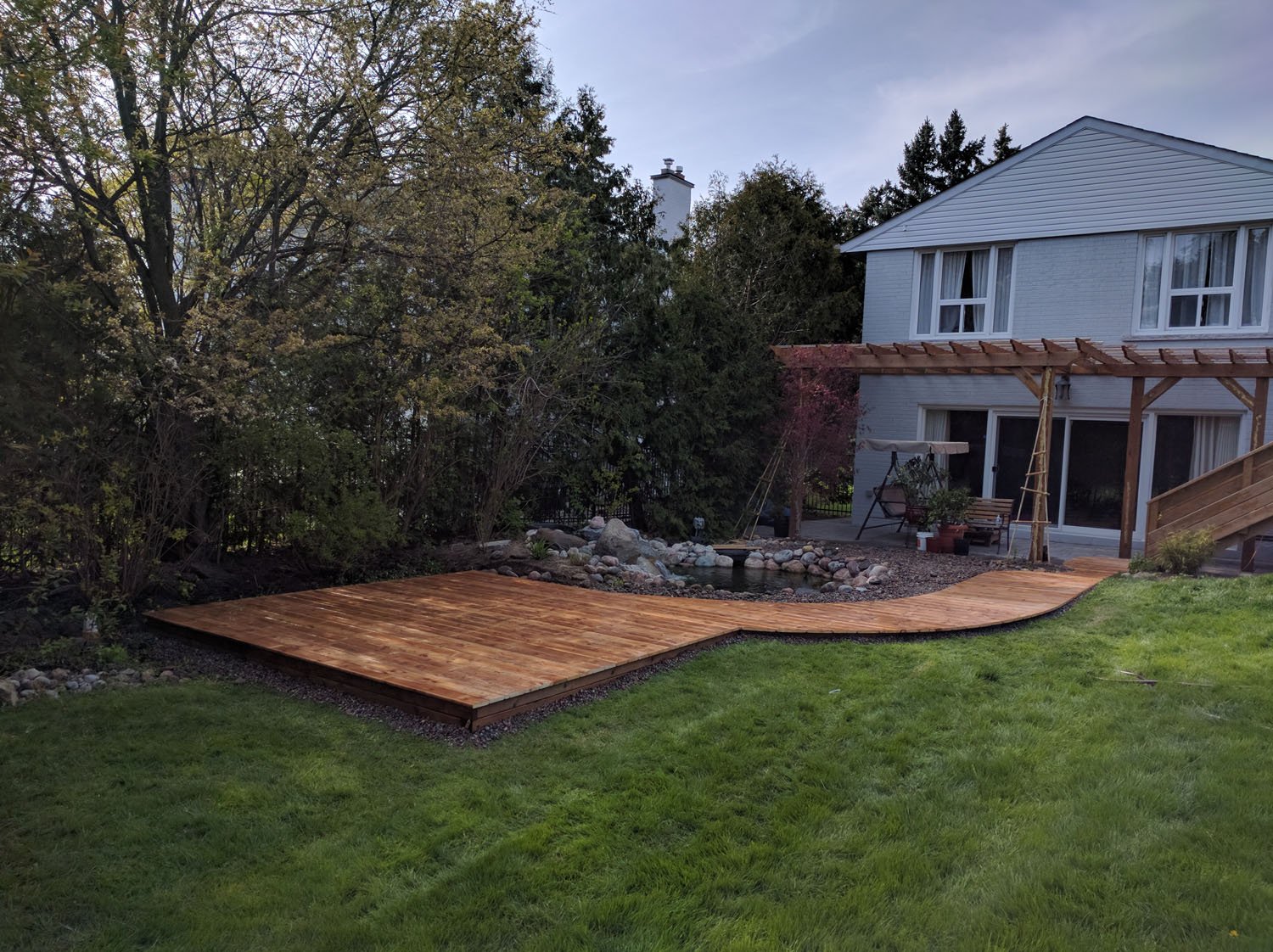 Patio or Deck? Make curve shapes!