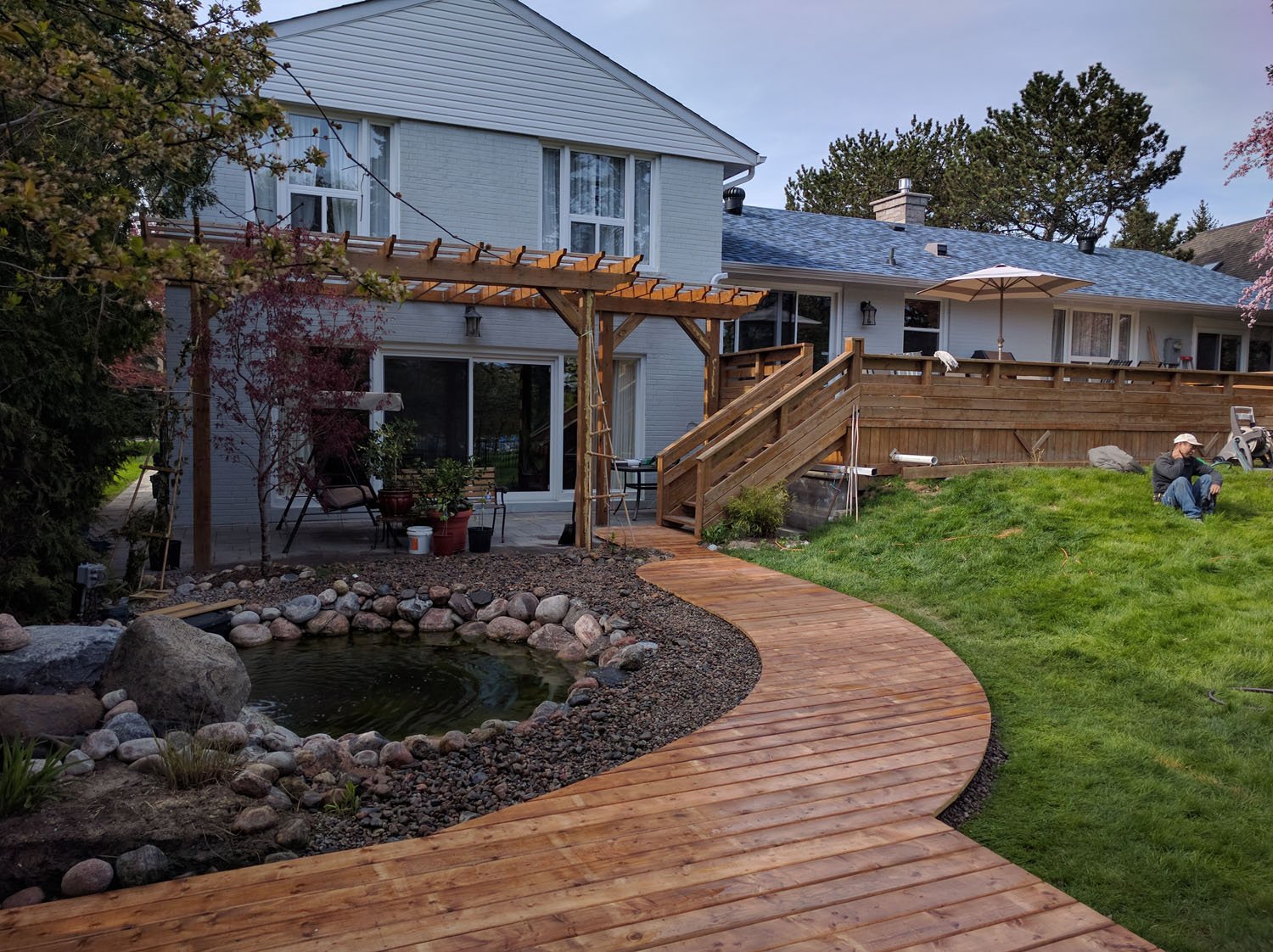 Patio or Deck? Make curve shapes!