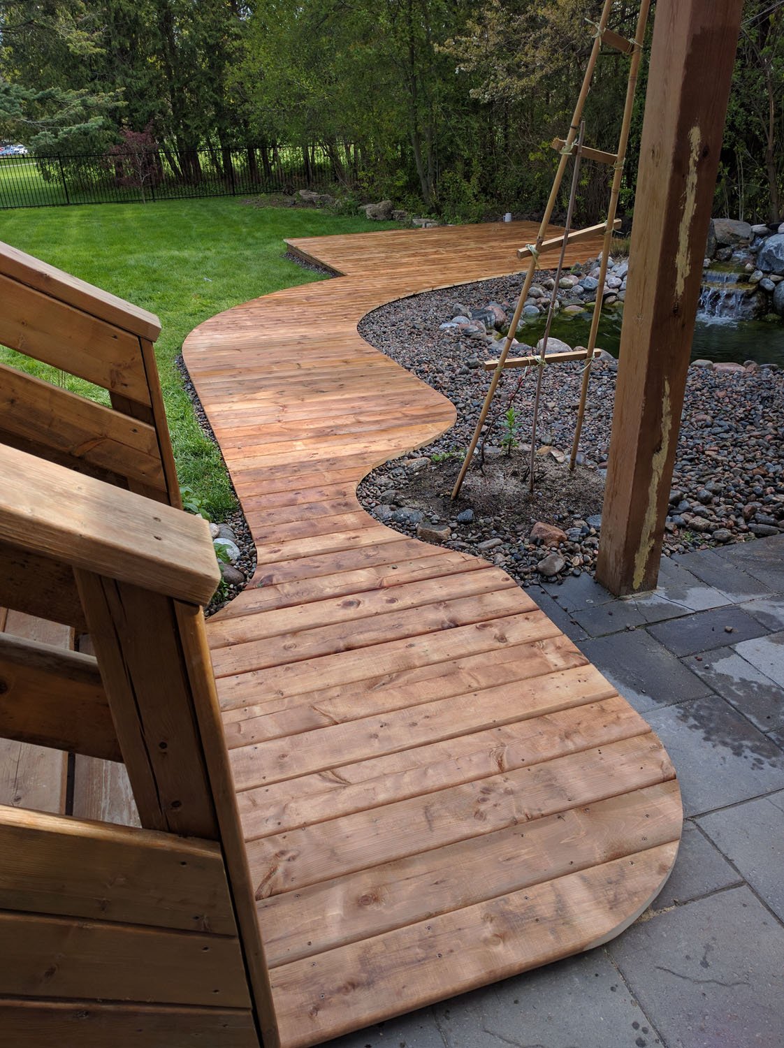 Patio or Deck? Make curve shapes!