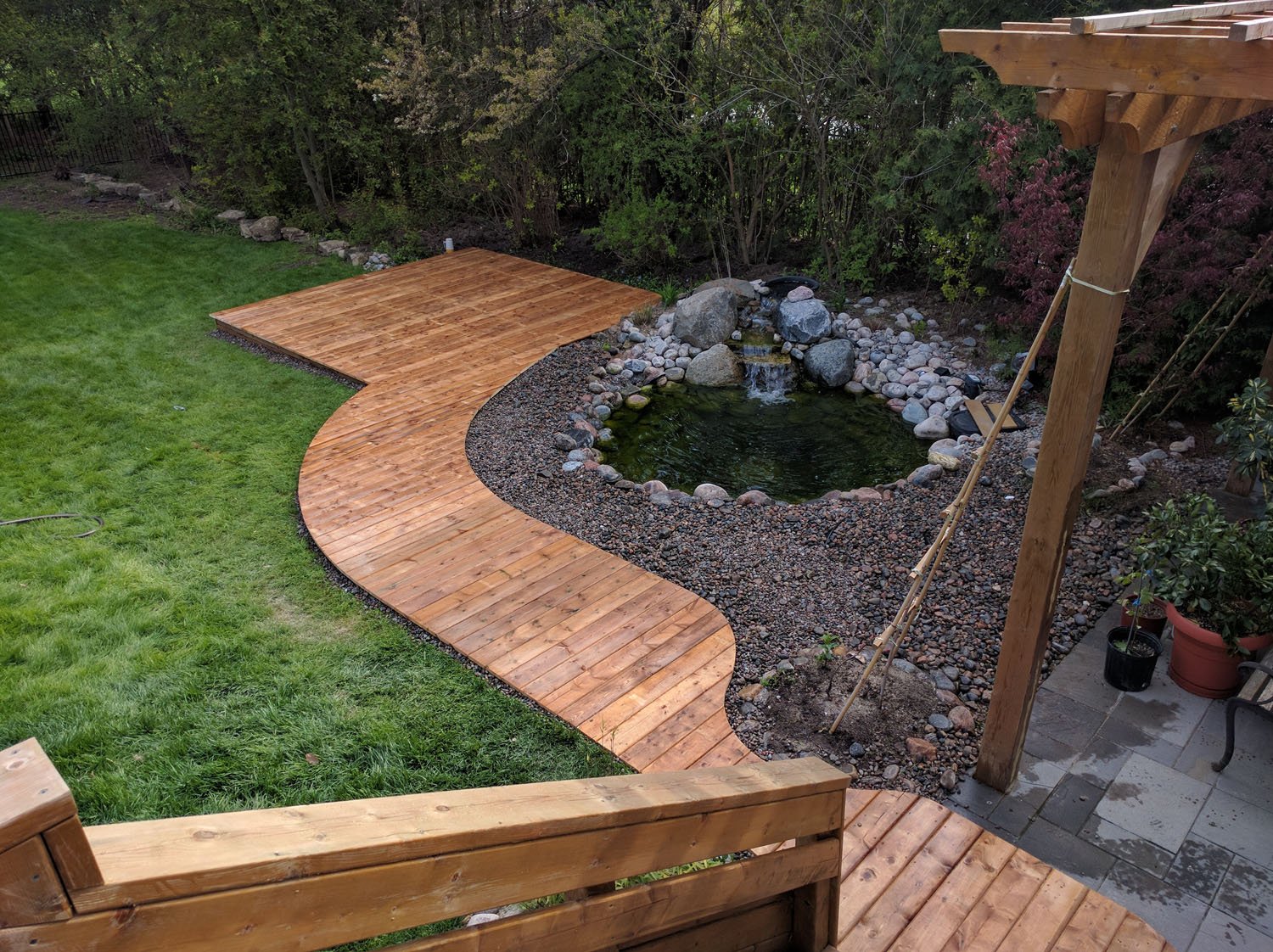 Patio or Deck? Make curve shapes!