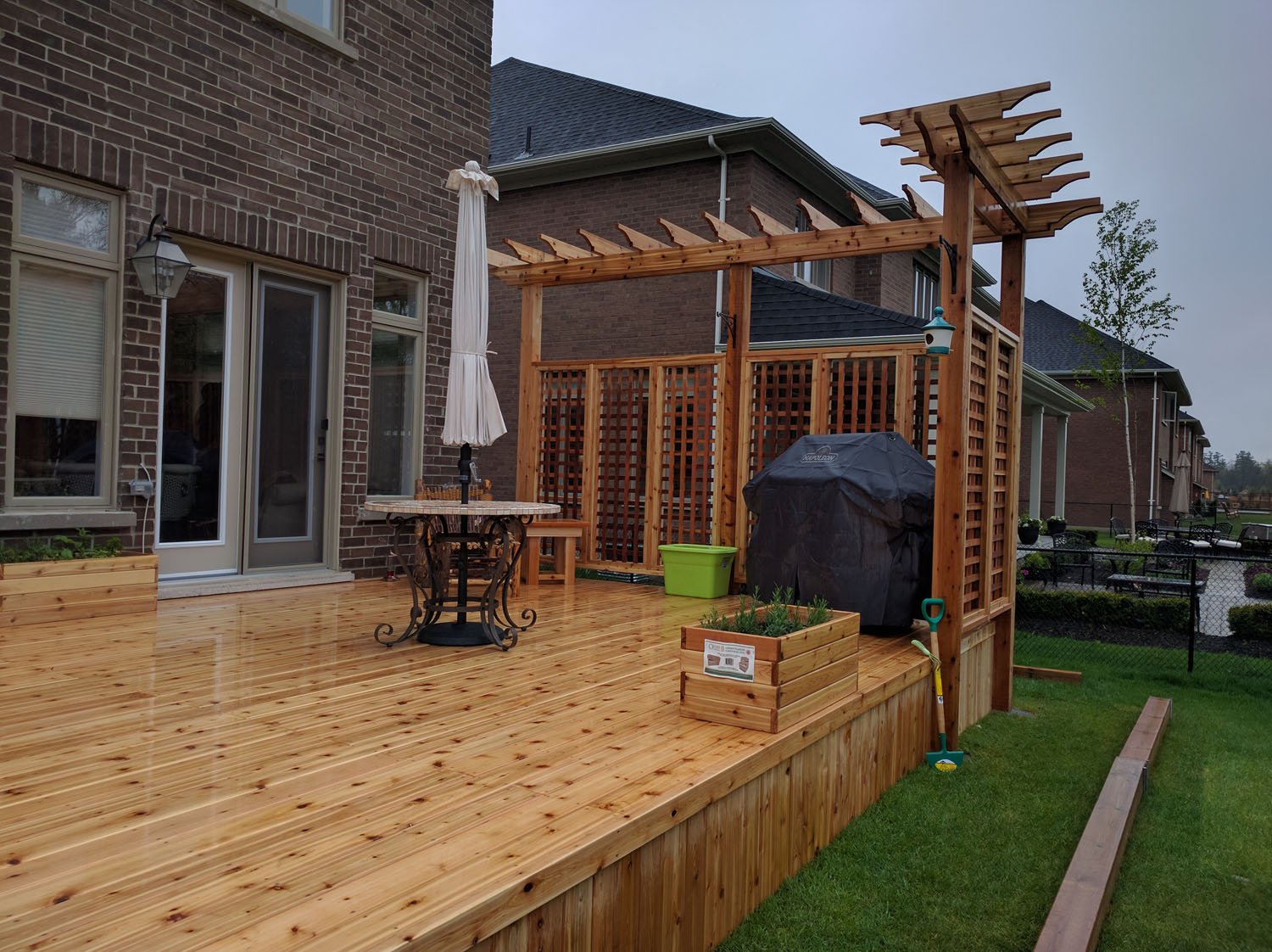 Privacy is an important part for decent deck