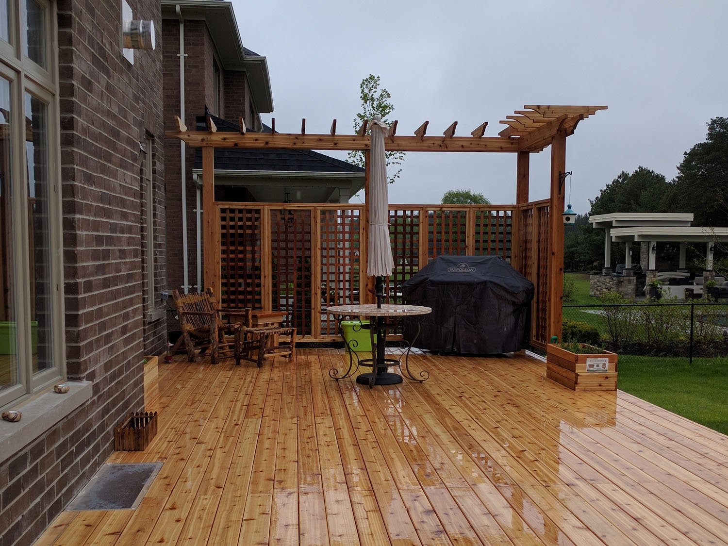 Privacy is an important part for decent deck