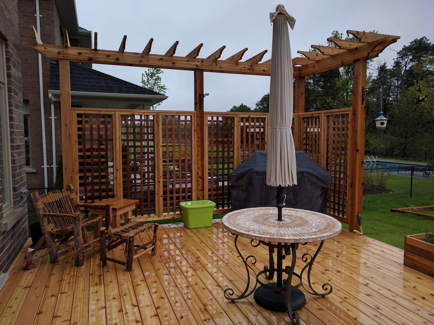 Privacy is an important part for decent deck