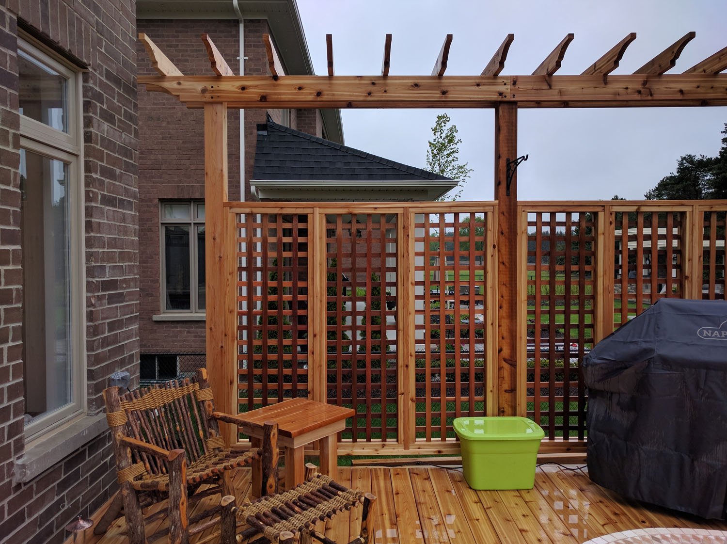 Privacy is an important part for decent deck