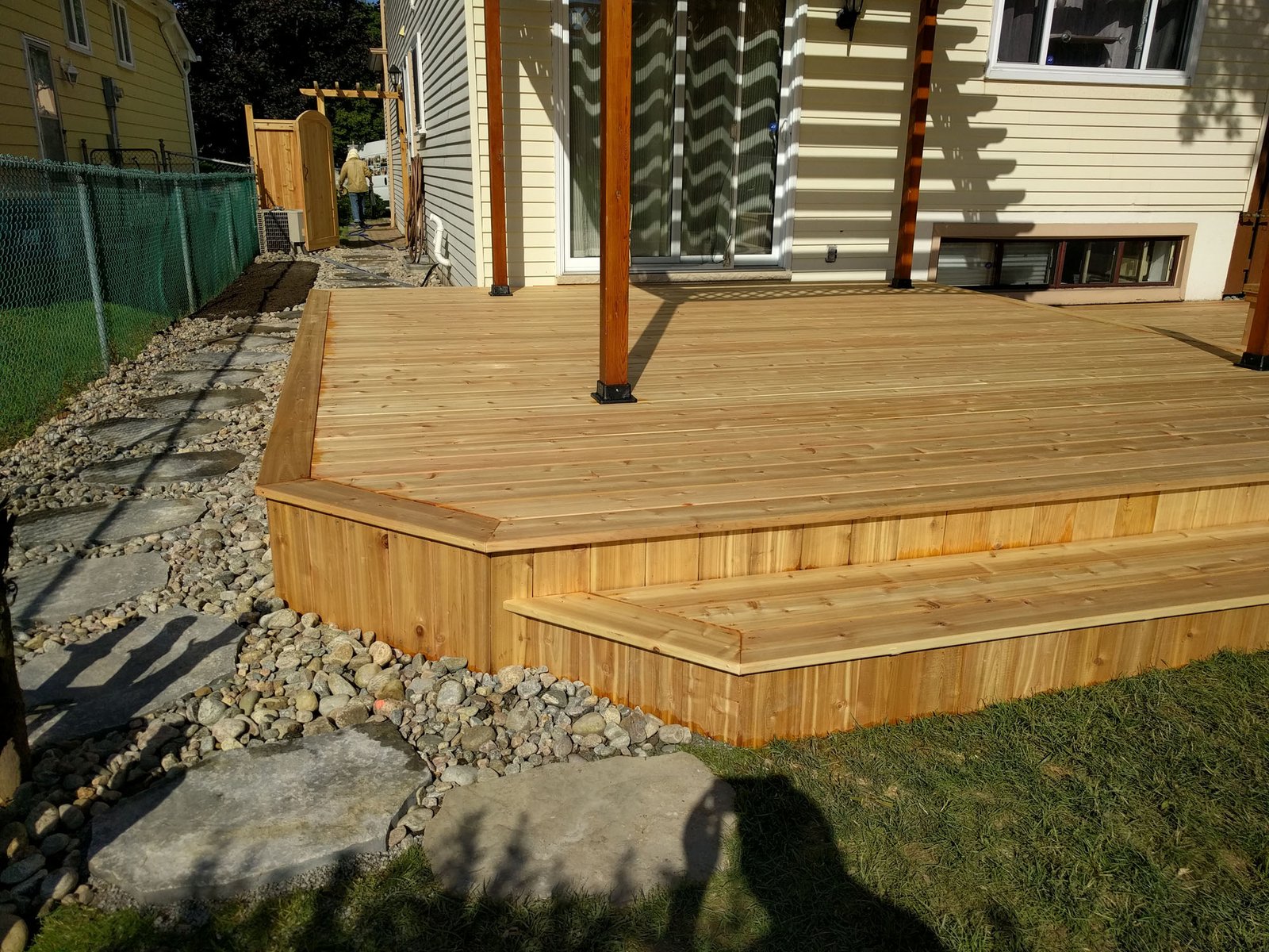 Painting Lady’s Backyard