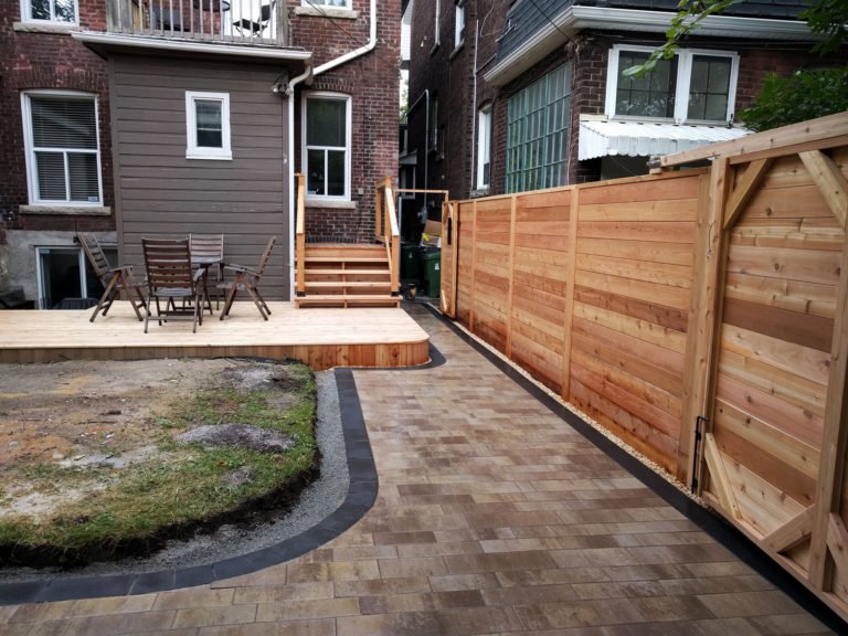 Solution of whole backyard in Toronto Downtown