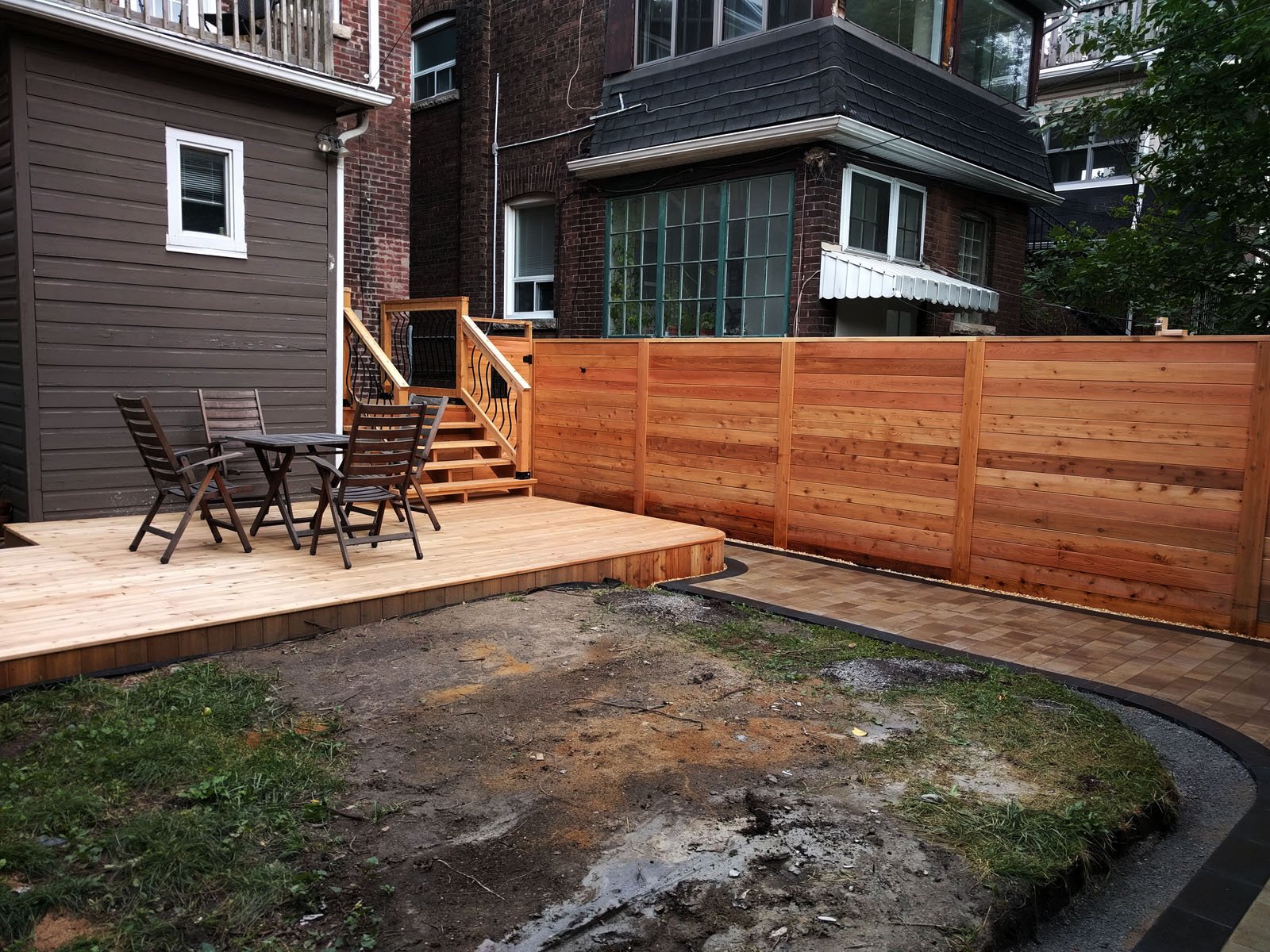 Solution of whole backyard in Toronto Downtown