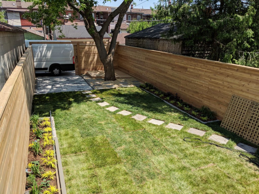 Another brand new back yard at Toronto Downtown