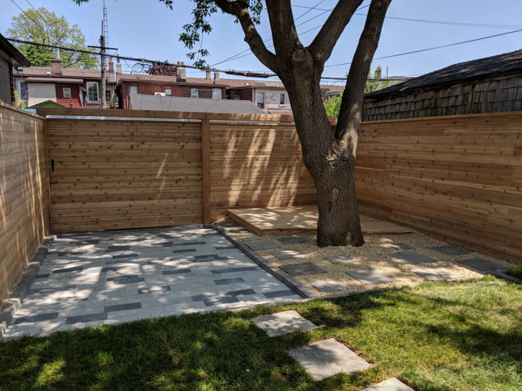 Another brand new back yard at Toronto Downtown