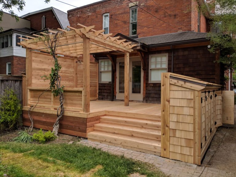 Can I have a storage in my deck, and it’s not under the decking?