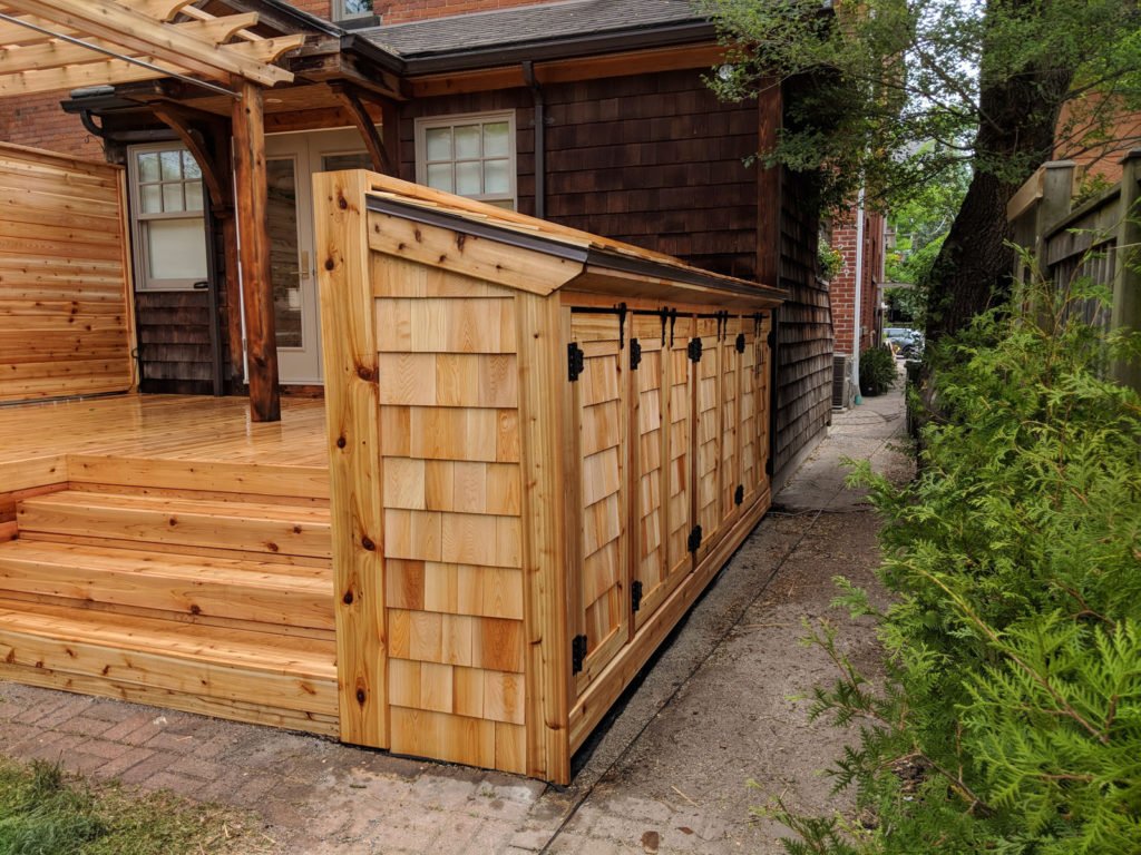 Can I have a storage in my deck, and it’s not under the decking?