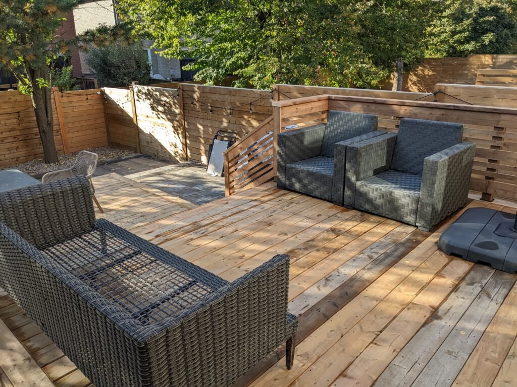 Multi Level Deck with Pergola and Jacuzzi