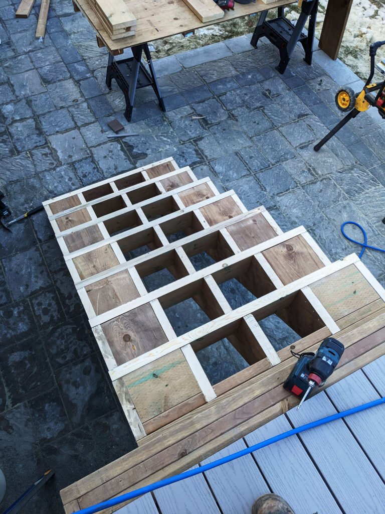 Walnut and Slate grey